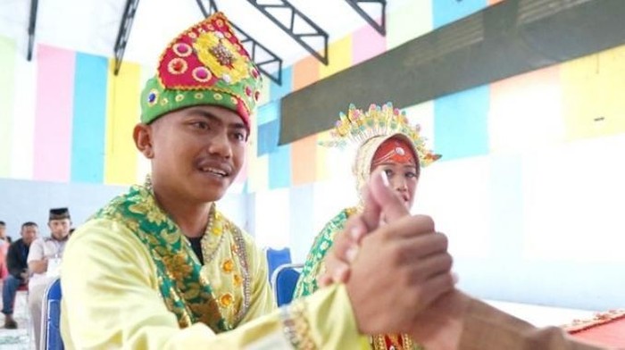 Tahanan di Gorontalo menikah di dalam Lapas.
