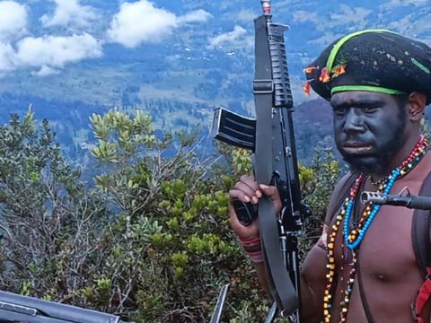 Tampang anggota KKB pimpinan Pilatus Walker berinisial YM.