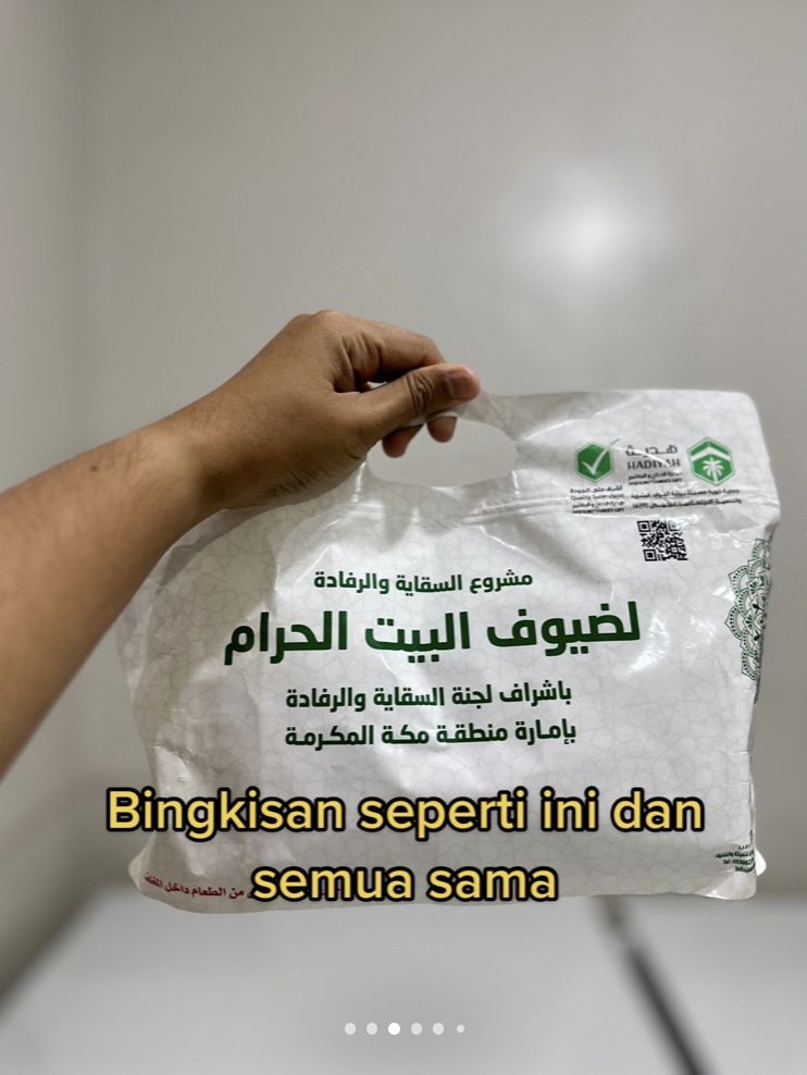 Ternyata Ini Isian Takjil yang Dibagikan di Masjidil Haram Mekah