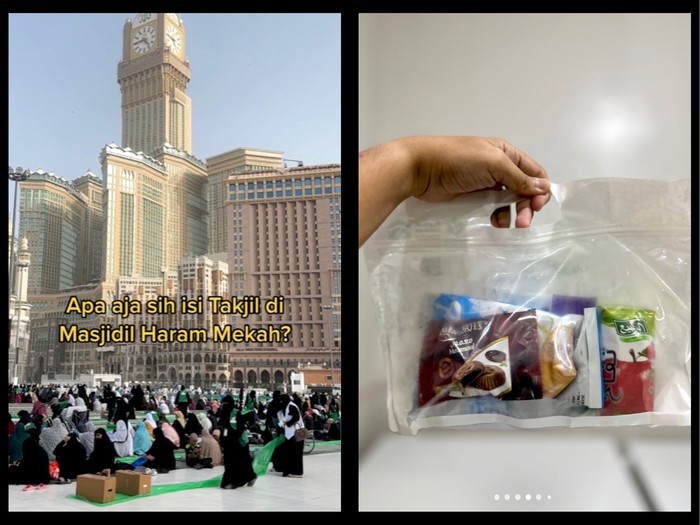 Ternyata Ini Isian Takjil yang Dibagikan di Masjidil Haram Mekah