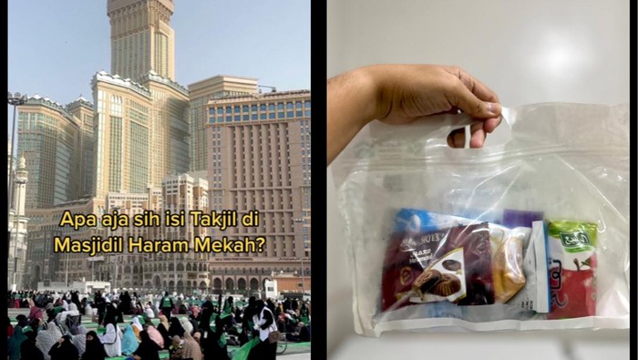 Ternyata Ini Isian Takjil yang Dibagikan di Masjidil Haram Mekah
