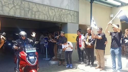 Peresmian ALVA di Mall Bali Galeria, Sabtu (8/4/2023).