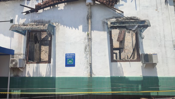 bagian RS Salak Kota Bogor yang terbakar