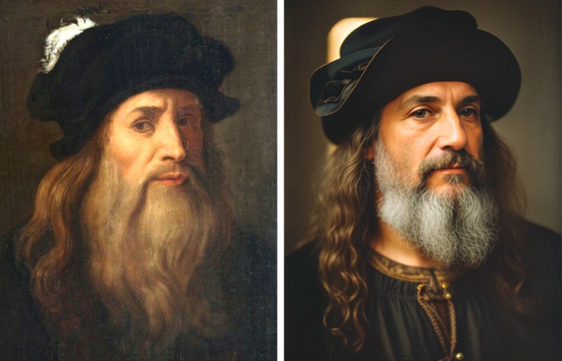 fotoinet Berkat AI, Begini Wajah Ikonik Ternama di Kehidupan Modern