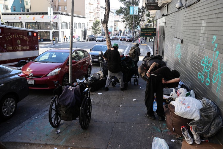 Gelandangan di San Francisco