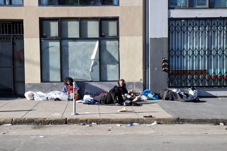 Gelandangan di San Francisco