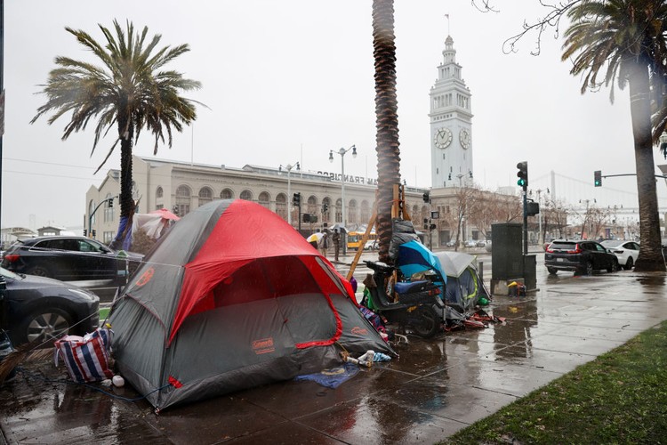 Gelandangan di San Francisco