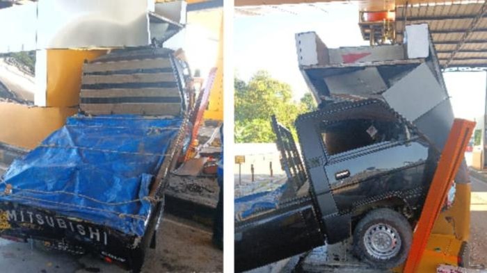 Kecelakaan di GT Ciawi (dok. Polisi)