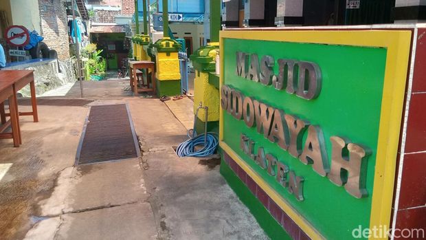 Masjid Sidowayah Klaten, Sabtu (8/4/2023).