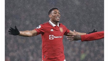 Perolehan gol Martial sudah melampaui capaian legenda MU David Beckham. Foto: Twitter