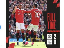 MU Pecundangi Everton, Martial Dipuji Netizen