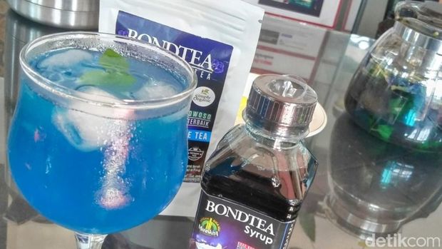 Minuman herbal blue fire tea Bondowoso