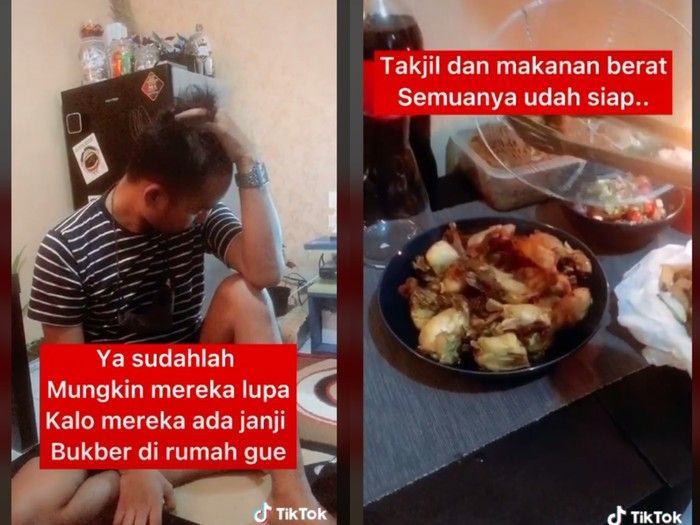Nyesek! Sudah Masak dan Pesan Makan untuk Bukber, Malah Tak Ada Tamu Hadir