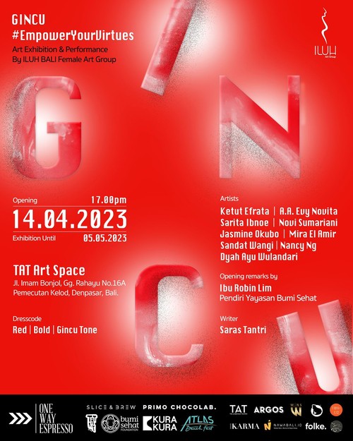 Pameran Gincu yang diselenggarakan Iluh Art Group.