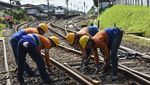 PT KAI Daop 2 Kebut Perbaikan Rel Kereta Jelang Mudik Lebaran