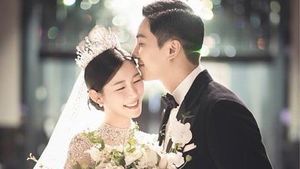 8 Foto Lee Seung Gi & Lee Da In di Hari Pernikahan, Serasi Jadi Pasutri