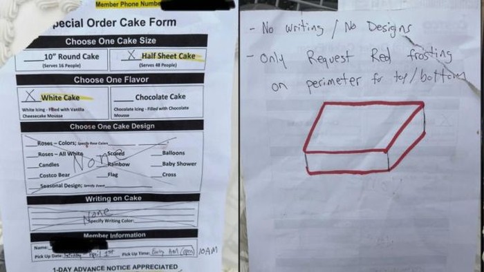 Pesan Kue Ultah dengan Permintaan Detail, Pelanggan Kaget Desainnya Begini