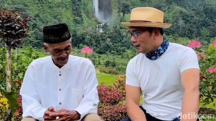 Ridwan Kamil dan Abah Jajang.