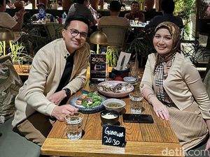 6 Foto Sahrul Gunawan Perkenalkan Dine Mutiara, Bukan Perempuan Sembarangan