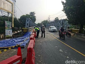 Hati-hati Lur! Jembatan Jetak Bojonegoro-Ngawi Ditutup Total Malam Ini