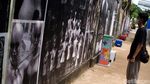 Ekspresi Kehilangan Perempuan dalam Mural Foto Manekin di M Bloc