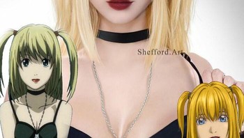 Misa Amane dari Death Note. Foto: Boredpanda/shefford.art