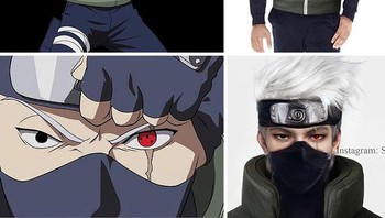 Kakashi Hatake dari Naruto Shippuden. Foto: Boredpanda/shefford.art