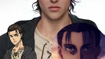 Eren Jaeger (Season 4) dari Attack On Titan. Foto: Boredpanda/shefford.art
