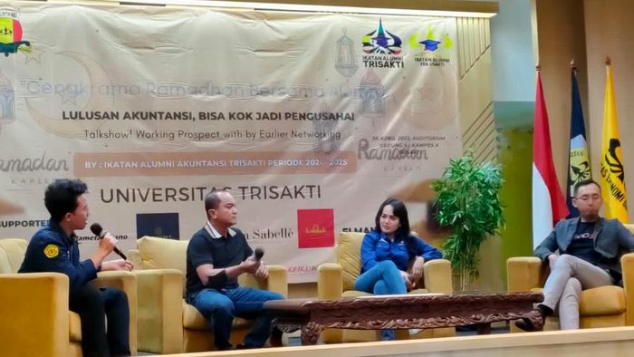 Ketua IKA Akuntansi Trisakti Boy Nasution terus berupaya menguatkan semangat alumni Trisakti untuk menjunjung tinggi solidaritas dan persatuan.