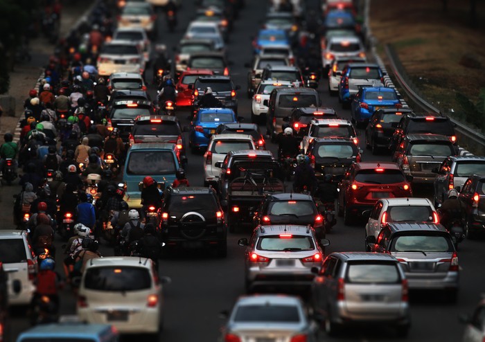 Ilustrasi Titik Rawan Macet Arus Mudik