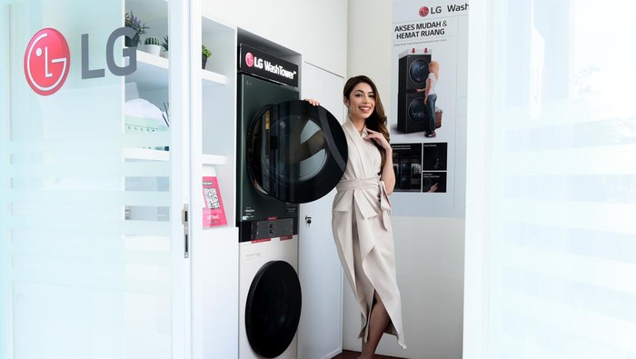 LG Kenalkan Mesin Cuci Bertumpuk Hemat Ruang PT. LG Electronics Indonesia resmi memasarkan produk teranyarnya LG WashTower secara luas bagi pasar dalam negeri.