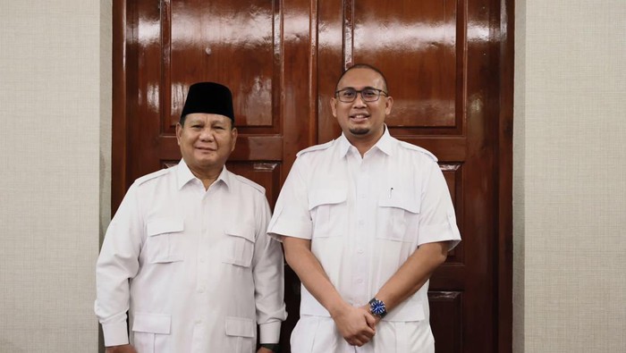 Prabowo Subianto dan Andre Rosiade