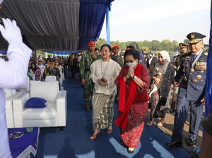 Hadiri HUT TNI AU, Puan: Semoga Makin Profesional & Selalu Cintai Rakyat