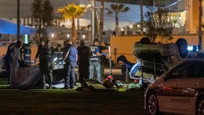 Serangan Mobil di Tel Aviv Israel Menewaskan Satu Turis Italia