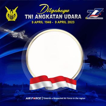 Twibbon HUT ke-77 TNI AU 2023