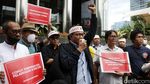 Abraham Samad-Denny Indrayana Demo di KPK Minta Firli Dicopot