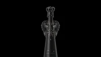 Warnanya yang hitam membuat air mineral Fillico Jewelry Black King tampak elegan dan mahal. Harganya dibanderol mencapai Rp 215 juta. Foto: Luxe Digital