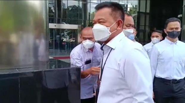 Brigjen Endar di gedung KPK (Wilda-detikcom)