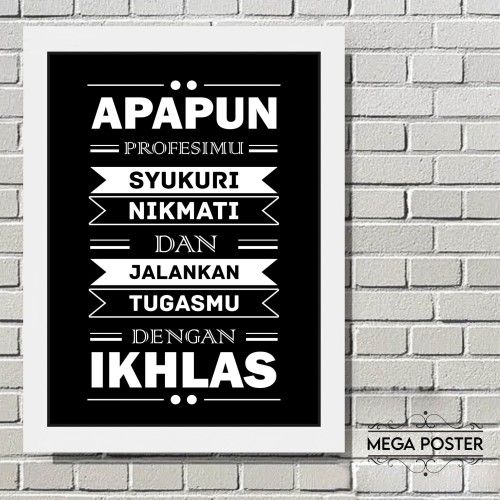 Contoh poster berbagai tema.