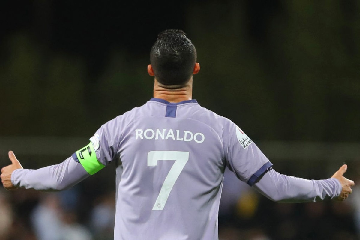Cristiano Ronaldo mengucapkan selamat Idul Fitri. (Foto: AFP via Getty Images/ABDULAZIZ ALNOMAN)