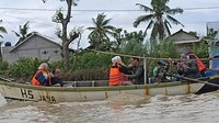 Perjalanan dari Jakarta ke sekolah melewati medan menantang, perjalanan menghabiswakan waktu hampir 3,5 jam. (Foto: Latif Harnoko/detikcom)