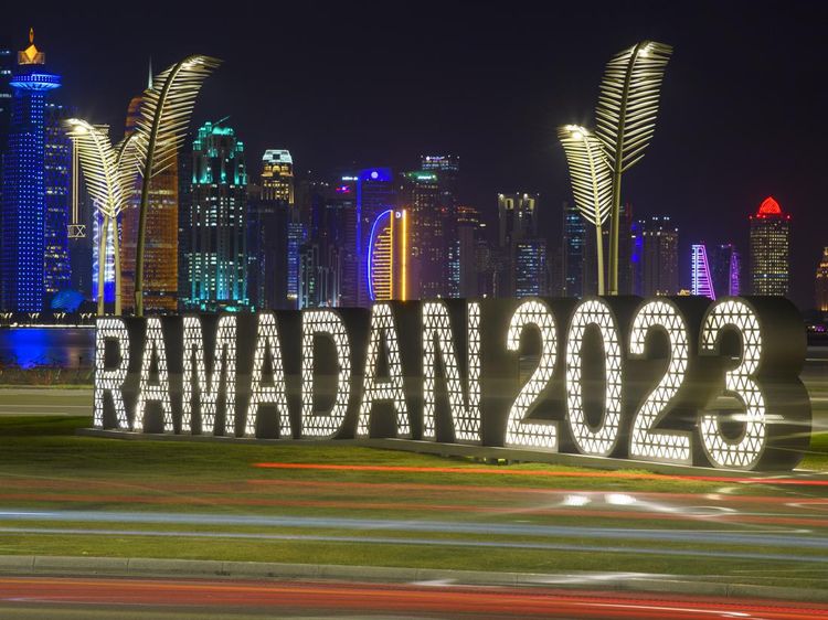 Festival Lampu Ramadan Hiasi Jalanan Kota Doha