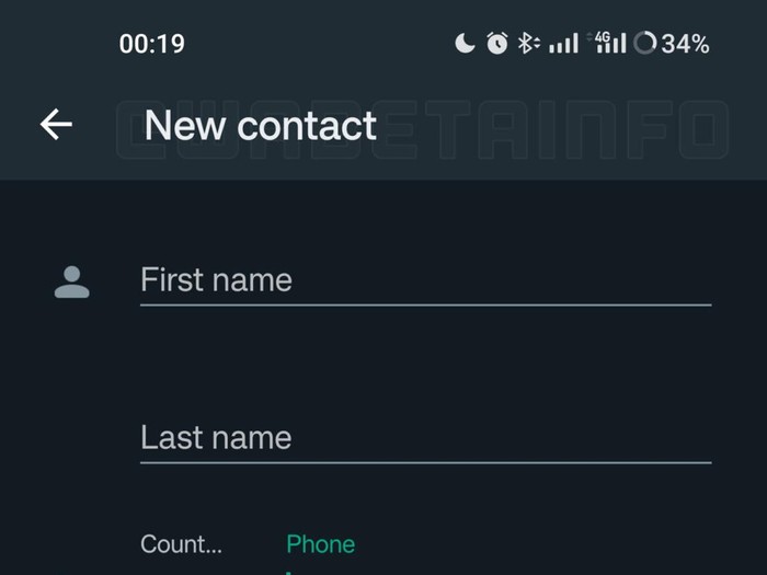 Fitur baru WhatsApp untuk tambahkan kontak langsung dari aplikasi