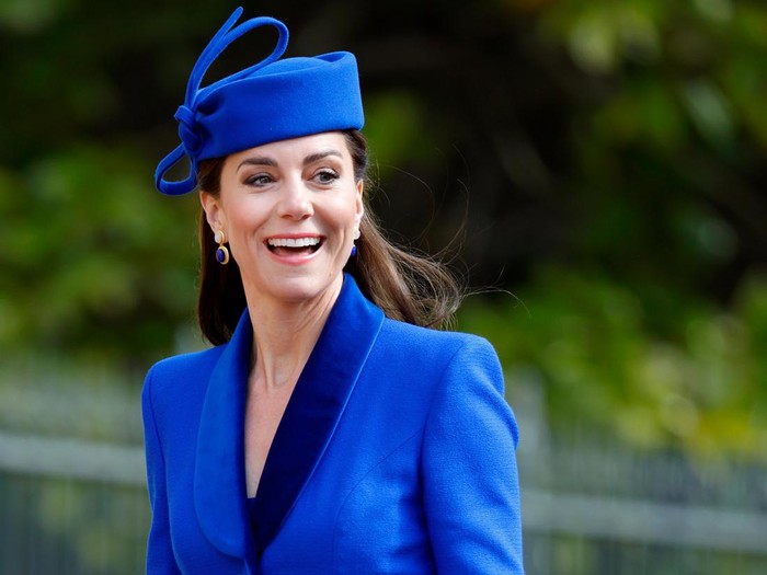 WINDSOR, UNITED KINGDOM - APRIL 09: (EMBARGOED FOR PUBLICATION IN UK NEWSPAPERS UNTIL 24 HOURS AFTER CREATE DATE AND TIME) Catherine, Princess of Wales attends the traditional Easter Sunday Mattins Service at St Georges Chapel, Windsor Castle on April 9, 2023 in Windsor, England. (Photo by Max Mumby/Indigo/Getty Images)
