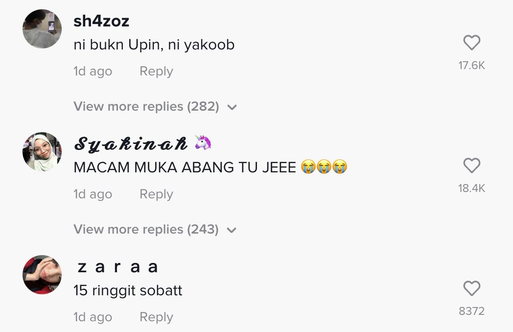 Gulali zonk, bentuk kepala Upin-Ipin tapi tak sesuai gambar