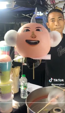 Gulali zonk, bentuk kepala Upin-Ipin tapi tak sesuai gambar