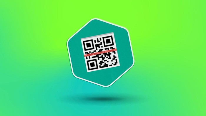 Ilustrasi QR Code atau kode QR Palsu