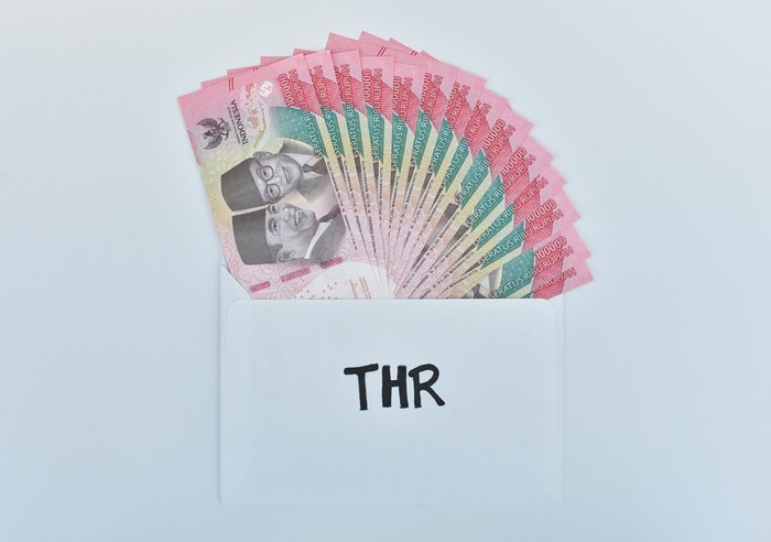 Ilustrasi THR atau tunjangan hari raya