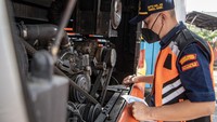 Pemeriksaan tersebut guna menjamin keselamatan para penumpang angkutan Lebaran.