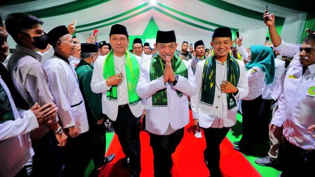 Kapolri Jenderal Listyo Sigit Prabowo menghadiri pencanangan pembangunan Gedung DPP Kesti Tari Tjimande Kolot Kebon Djeruk Hilir (TTKKDH). (dok Polri)